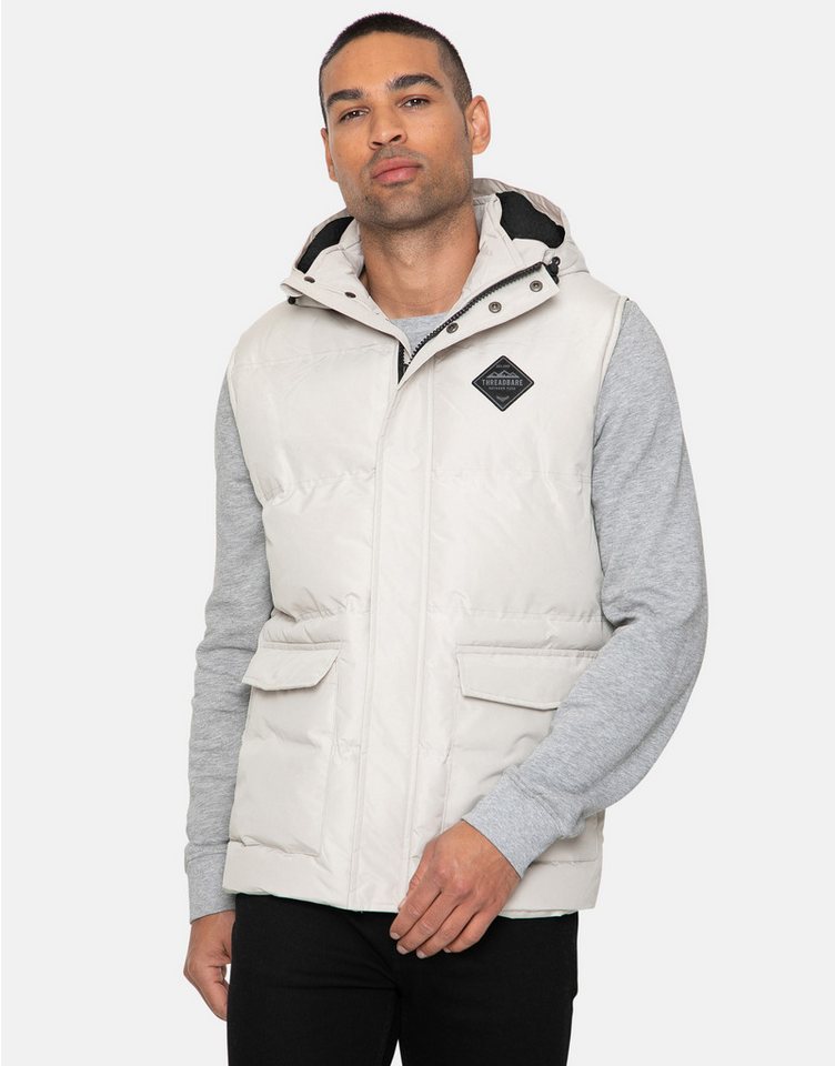 Threadbare Softshellweste THB Jacket Gilet Athletic (1-tlg) mit schützender Kapuze von Threadbare