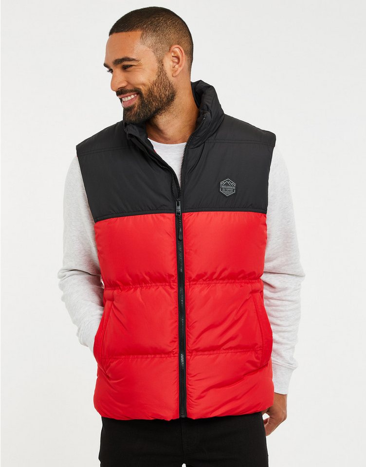 Threadbare Softshellweste THB Jacket Gilet Lethame (1-tlg) im tollen Stepp-Design von Threadbare