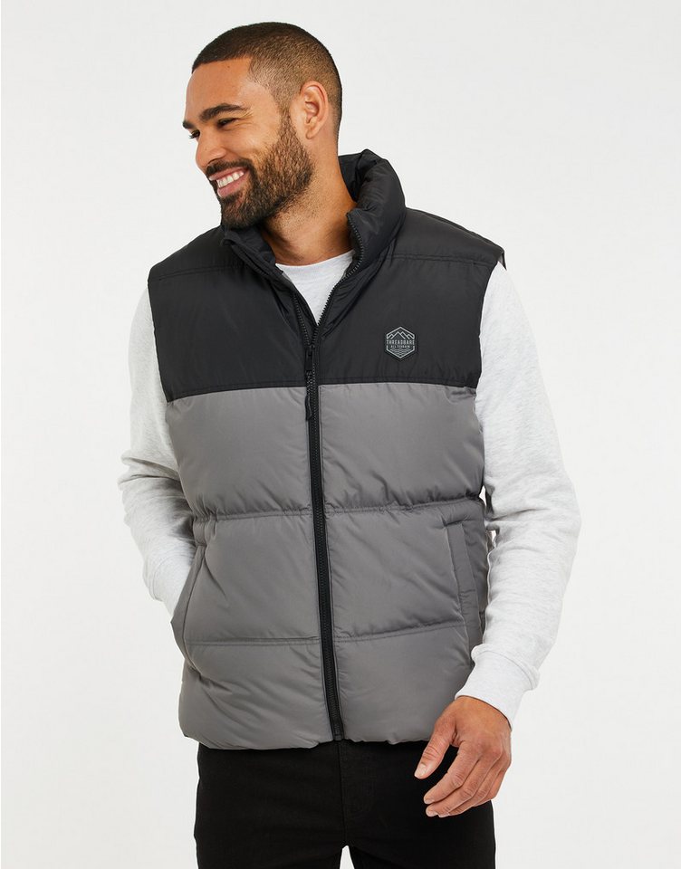 Threadbare Softshellweste THB Jacket Gilet Lethame (1-tlg) im tollen Stepp-Design von Threadbare