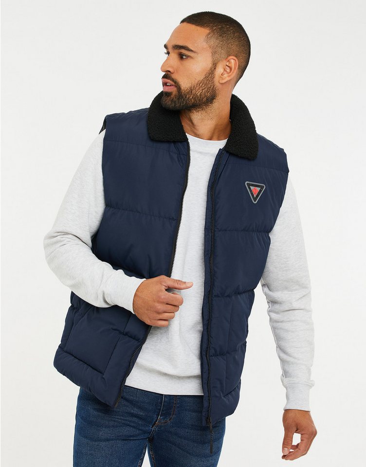 Threadbare Softshellweste THB Jacket Gilet Taylor (1-tlg) mit kuscheligem Kragen von Threadbare