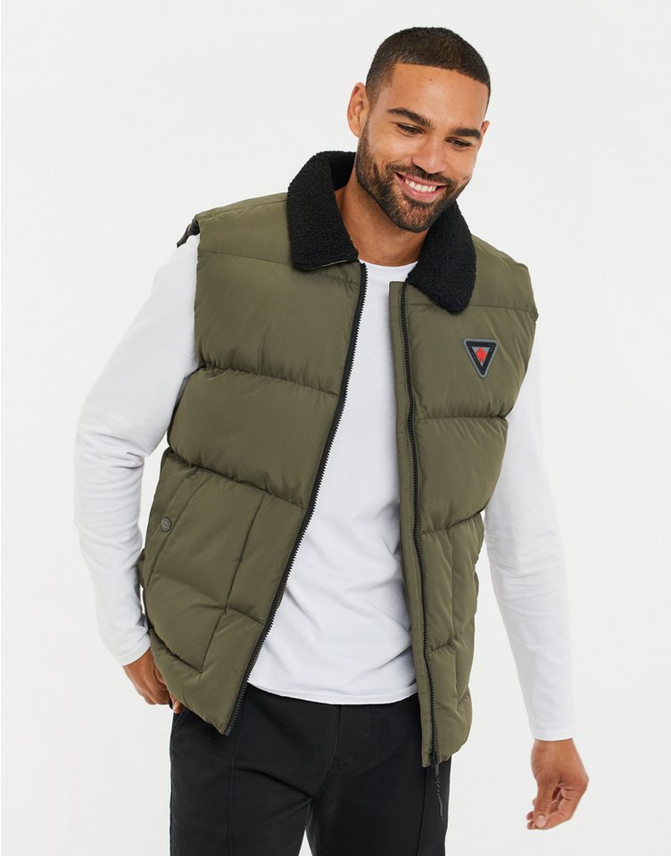 Threadbare Softshellweste THB Jacket Gilet Taylor (1-tlg) mit kuscheligem Kragen von Threadbare