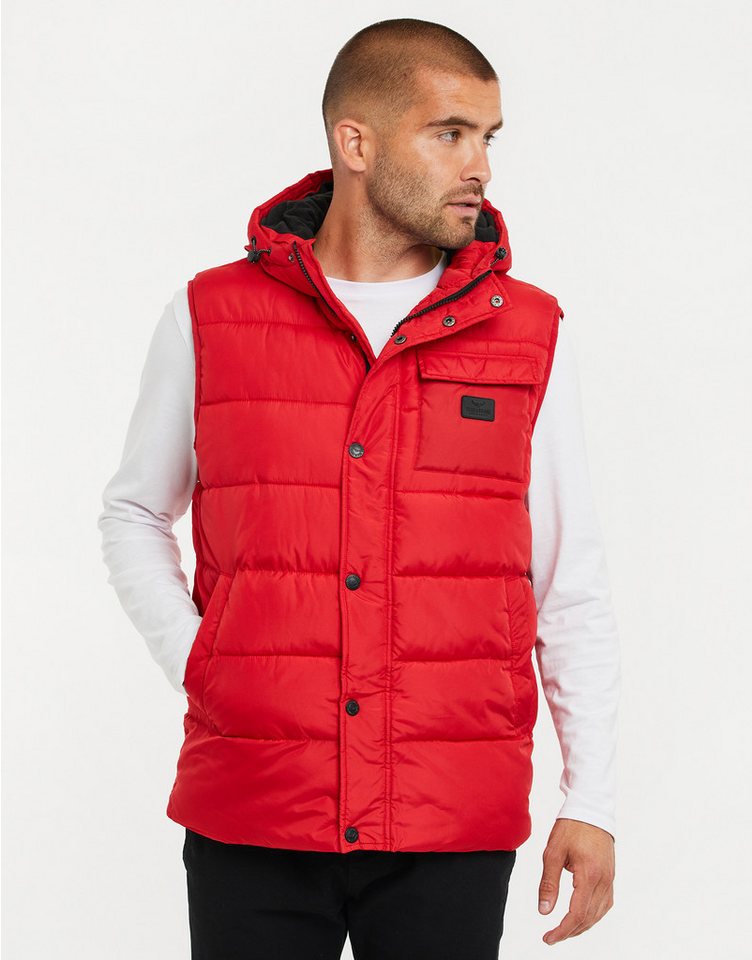 Threadbare Softshellweste THB Jacket Hooded Gilet Ritcher mit praktischer Kapuze von Threadbare