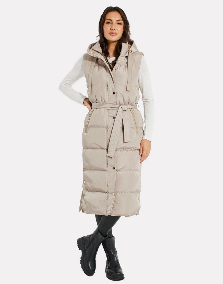 Threadbare Softshellweste THB Robbie Premium Hoodie Gilet (1-tlg) im langen Schnitt von Threadbare