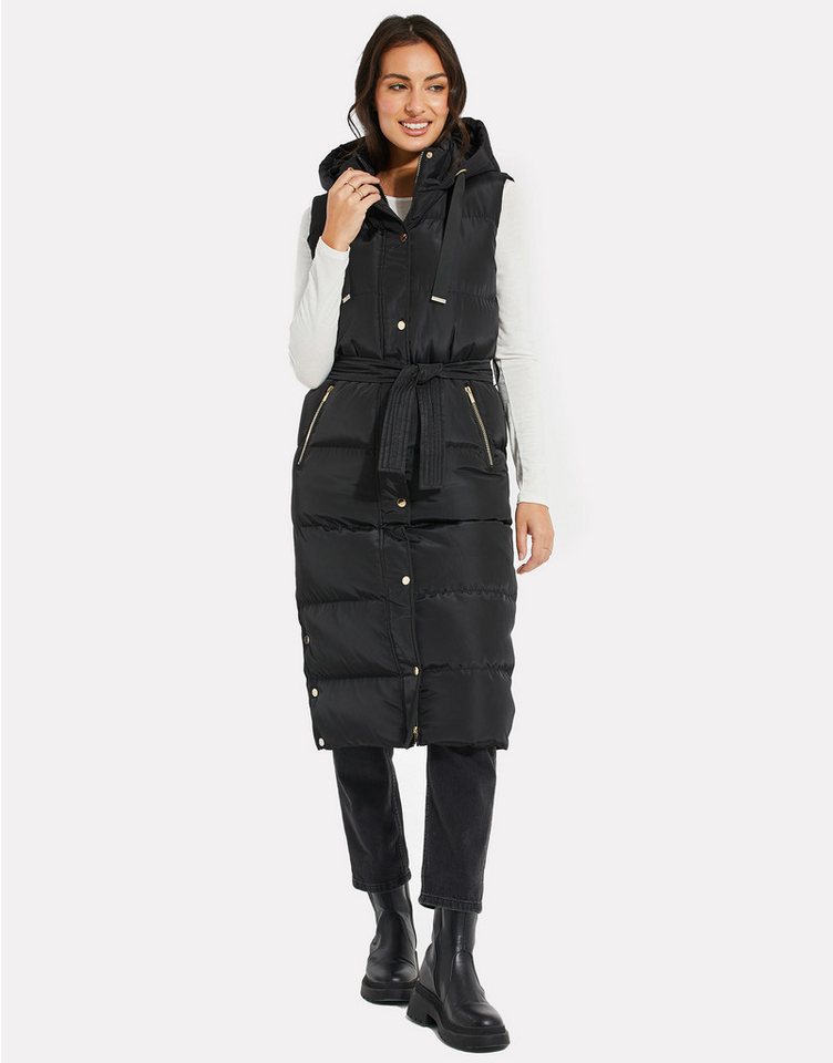 Threadbare Softshellweste THB Robbie Premium Hoodie Gilet (1-tlg) im langen Schnitt von Threadbare