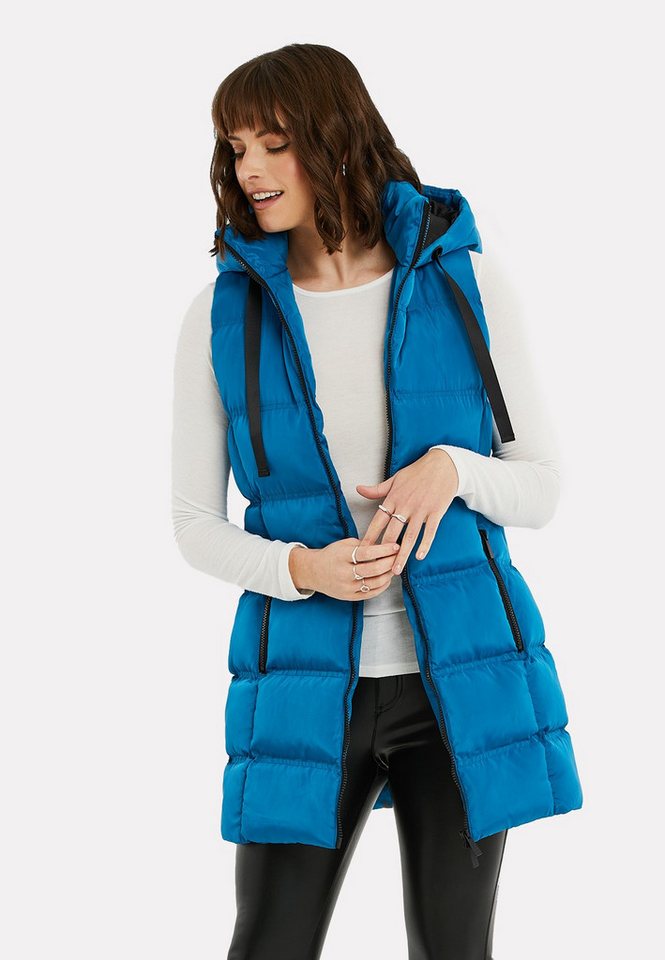 Threadbare Softshellweste THB Vinyard Sporty Gilet (1-tlg) im langen Schnitt von Threadbare