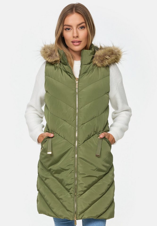 Threadbare Softshellweste mit gemütlicher Kapuze von Threadbare