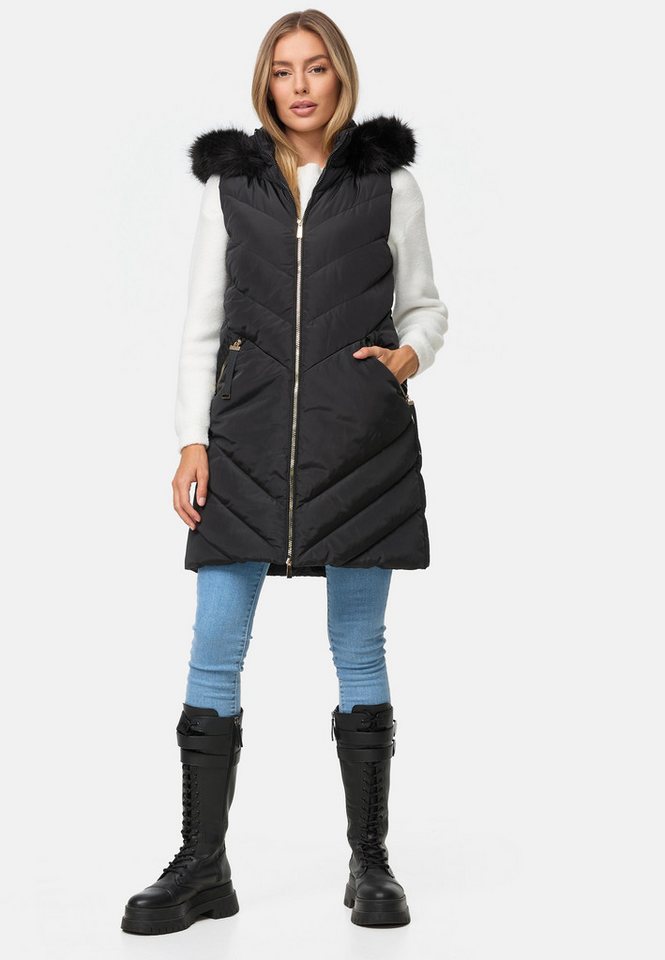 Threadbare Softshellweste mit gemütlicher Kapuze von Threadbare