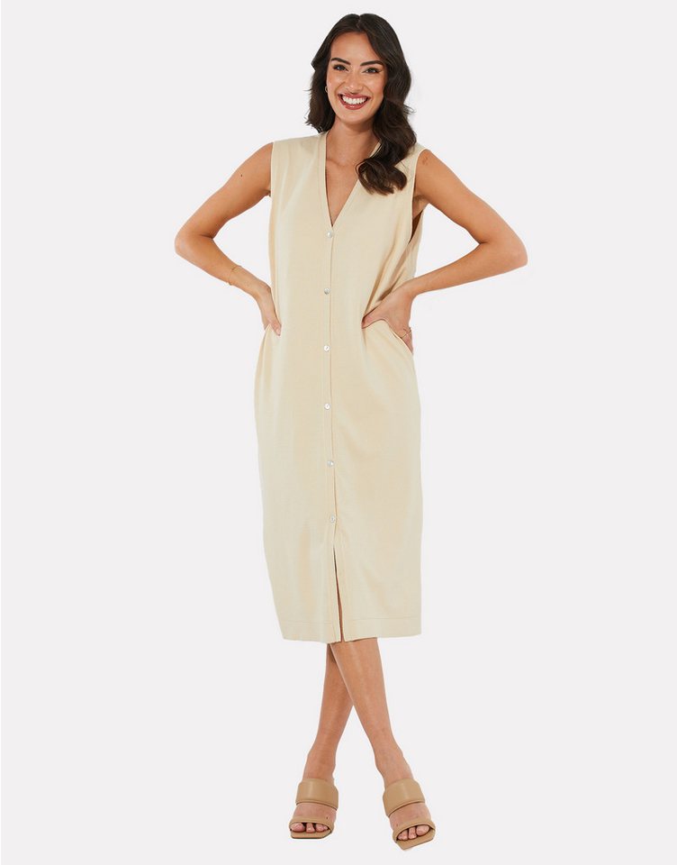Threadbare Sommerkleid THB Melman Button Down Dress (1-tlg) mit Knöpfen von Threadbare