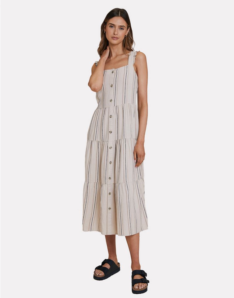 Threadbare Sommerkleid THB Oak Flutter mit Knöpfen von Threadbare