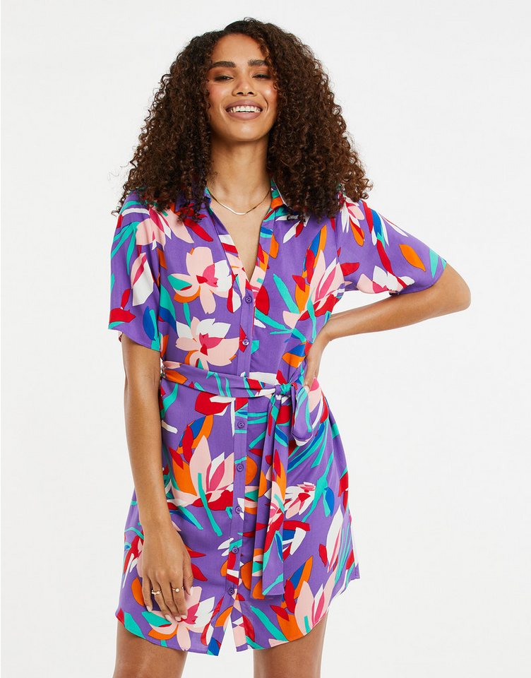 Threadbare Sommerkleid THB Tyler (1-tlg) mit farbenfrohem Allover-Muster von Threadbare