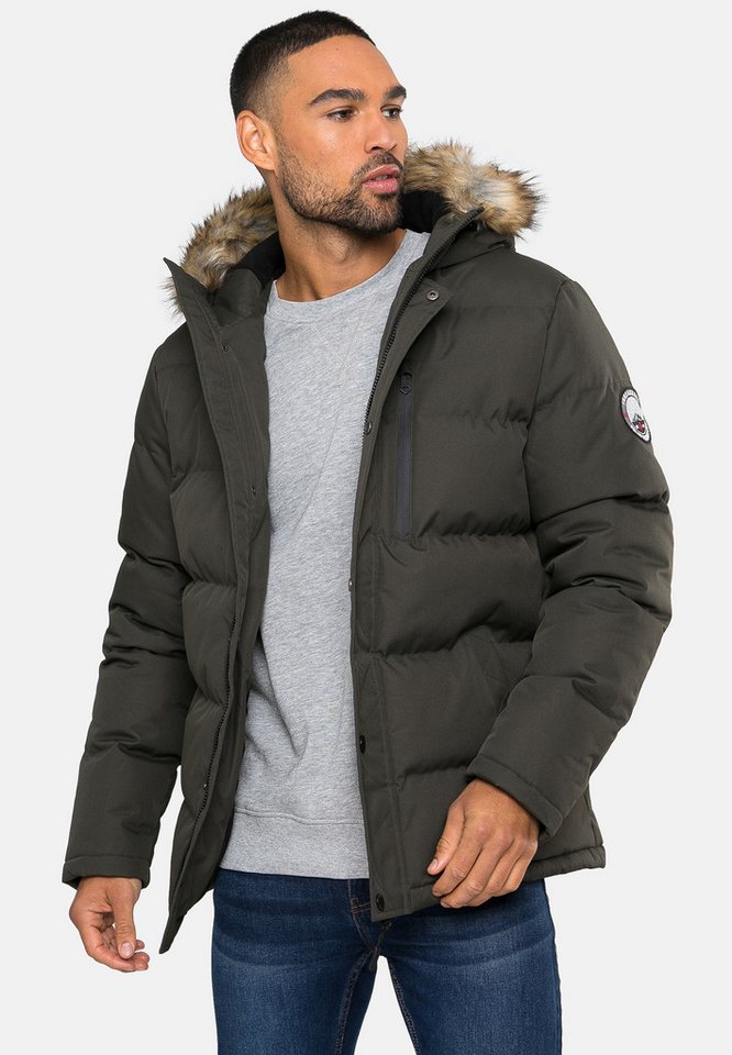 Threadbare Steppjacke THB Jacket Arnwood Padded (1-St) mit kuscheliger Kapuze von Threadbare