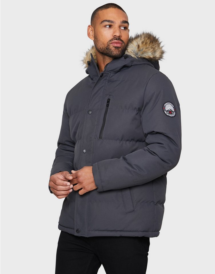 Threadbare Steppjacke THB Jacket Arnwood Padded (1-St) mit kuscheliger Kapuze von Threadbare