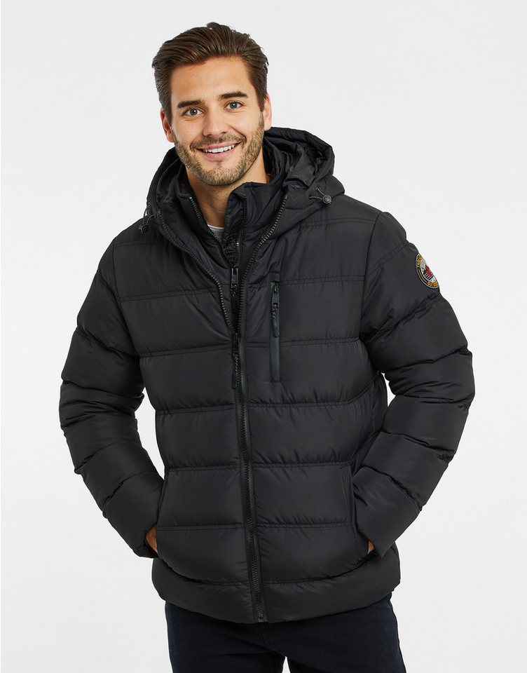 Threadbare Steppjacke THB Jacket Stadium (1-St) mit praktischer Kapuze von Threadbare