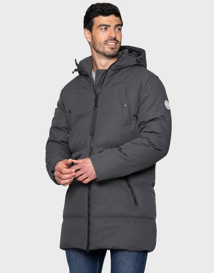 Threadbare Steppmantel THB Jacket Tingley Padded mit gemütlicher Kapuze von Threadbare