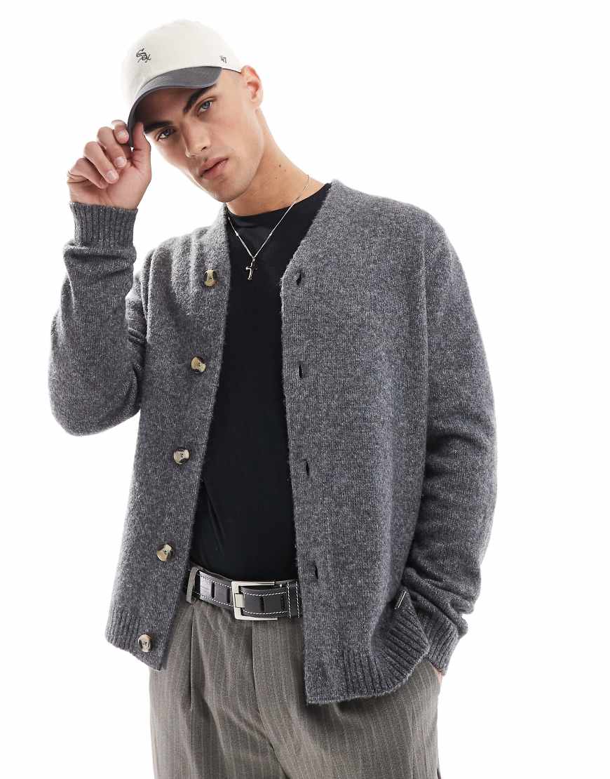 Threadbare - Strickjacke in Anthrazit-Grau Threadbare - Strickjacke in Anthrazit-Grau von Threadbare