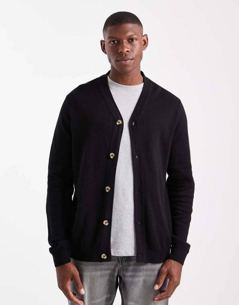 Threadbare - Strickjacke in Schwarz von Threadbare