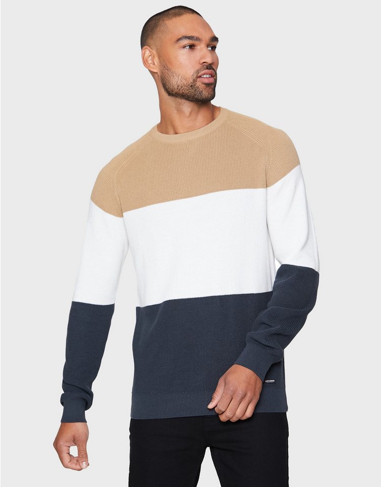Threadbare Strickpullover Alexas (1-tlg) im angesagten Colourblock-Design von Threadbare