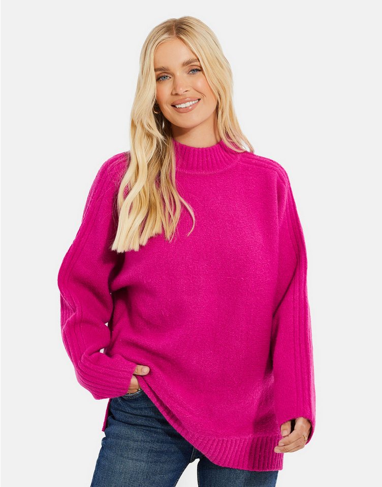 Threadbare Strickpullover THB Brick Multi Striped Roll Neck Jumper (1-tlg) im kuscheligen Design von Threadbare