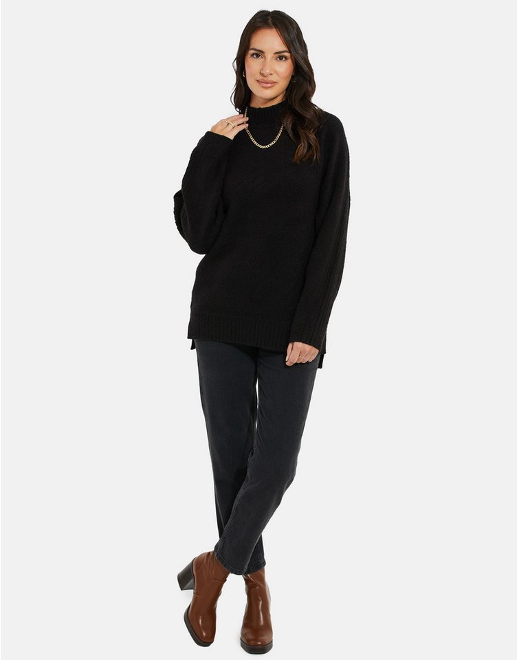 Threadbare Strickpullover THB Brick Multi Striped Roll Neck Jumper (1-tlg) im kuscheligen Design von Threadbare