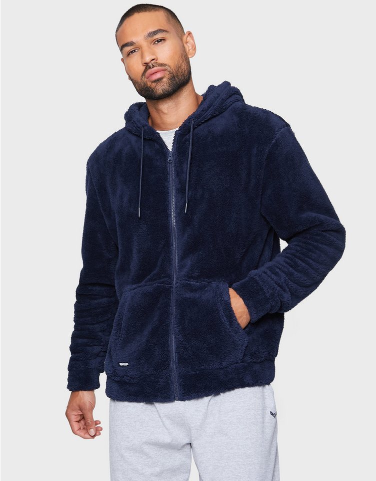 Threadbare Sweatjacke Franklin Borg Hoody (1-tlg) mit kuscheliger Kapuze von Threadbare