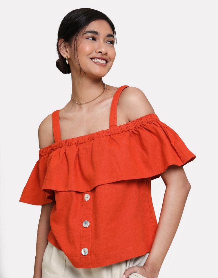 Threadbare Trägertop THB Aspen mit tollem Rüschendetail von Threadbare