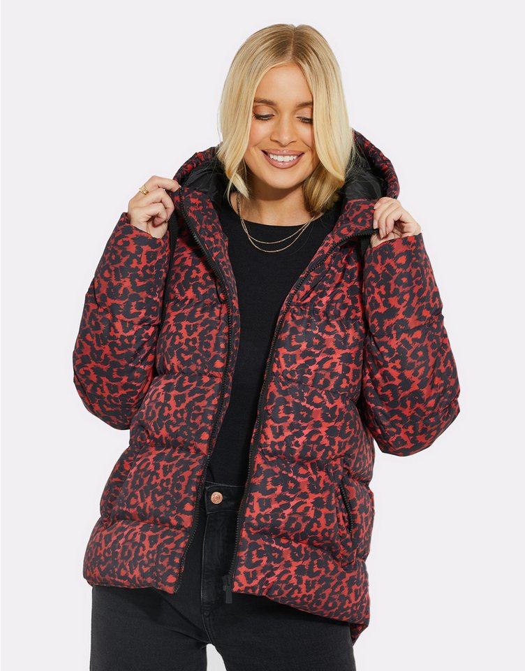 Threadbare Wintermantel THB Chrissy Printed Padded Coat (1-tlg) im Stepp-Design von Threadbare