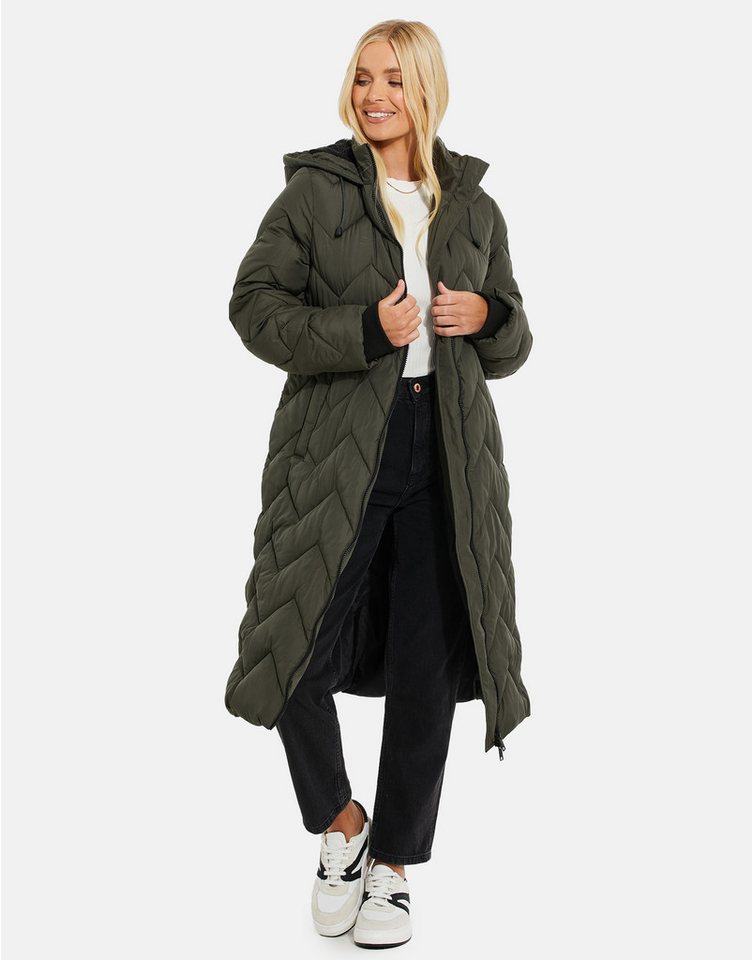 Threadbare Wintermantel THB Ladies Long Line Gandey (1-tlg) mit warmer Fütterung von Threadbare