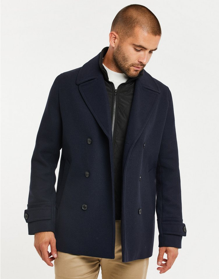 Threadbare Wollmantel (1-tlg) mit Reverskragen von Threadbare