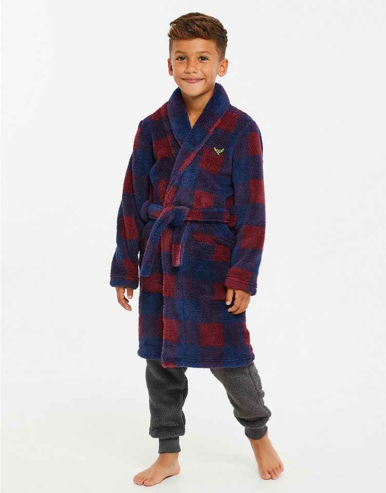 Threadboys Bademantel THB LW Rufus Robe, Kunstfaser, mit praktischem Bindegürtel von Threadboys