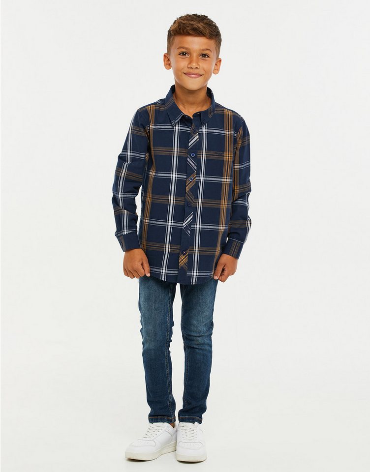 Threadboys Langarmhemd Luca mit tollem Karo-Design von Threadboys