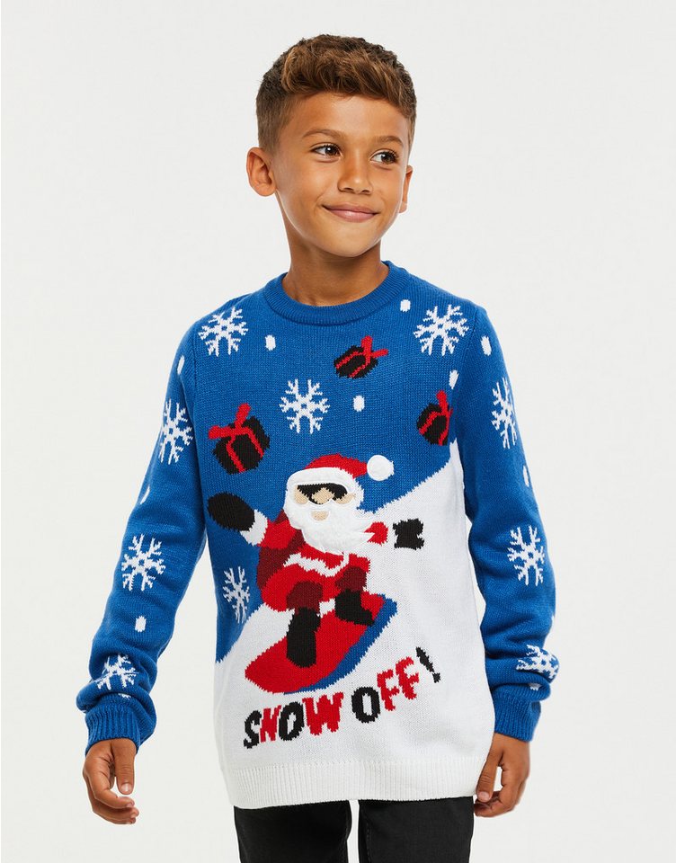 Threadboys Rundhalspullover Boarder (1-tlg) mit weihnachtlichem Motiv von Threadboys