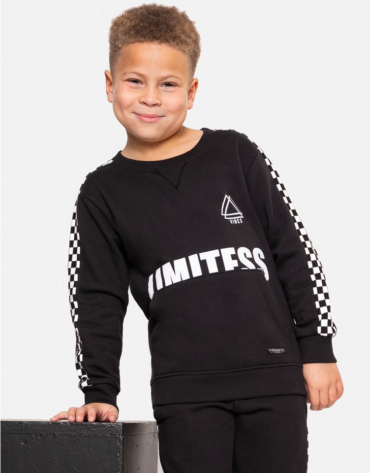 Threadboys Rundhalspullover Limit (1-tlg) mit coolem Print von Threadboys