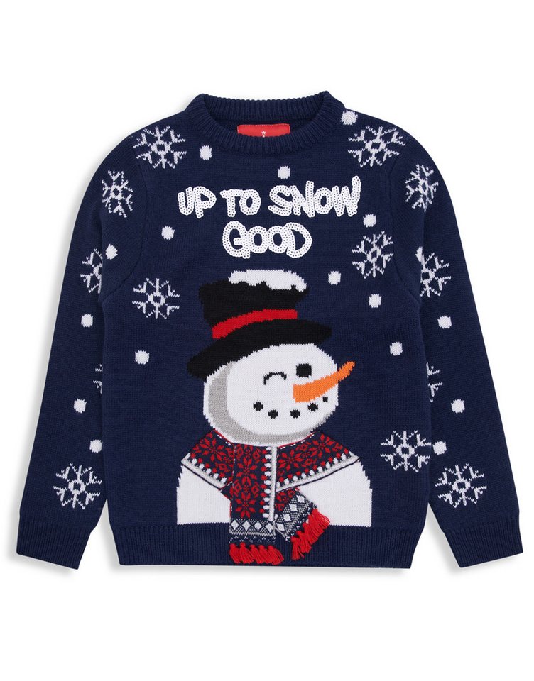 Threadboys Rundhalspullover THB Snowman (1-tlg) mit tollem Schneemann-Print von Threadboys