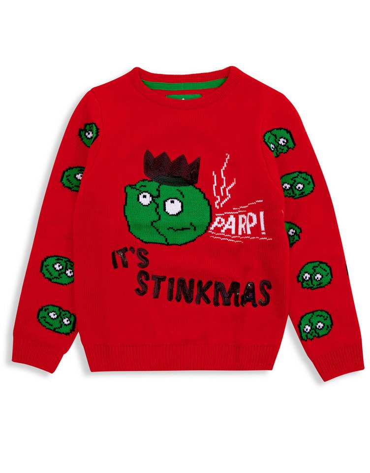 Threadboys Rundhalspullover THB Stinkmas (1-tlg) mit tollem Weihnachtsmotiv von Threadboys