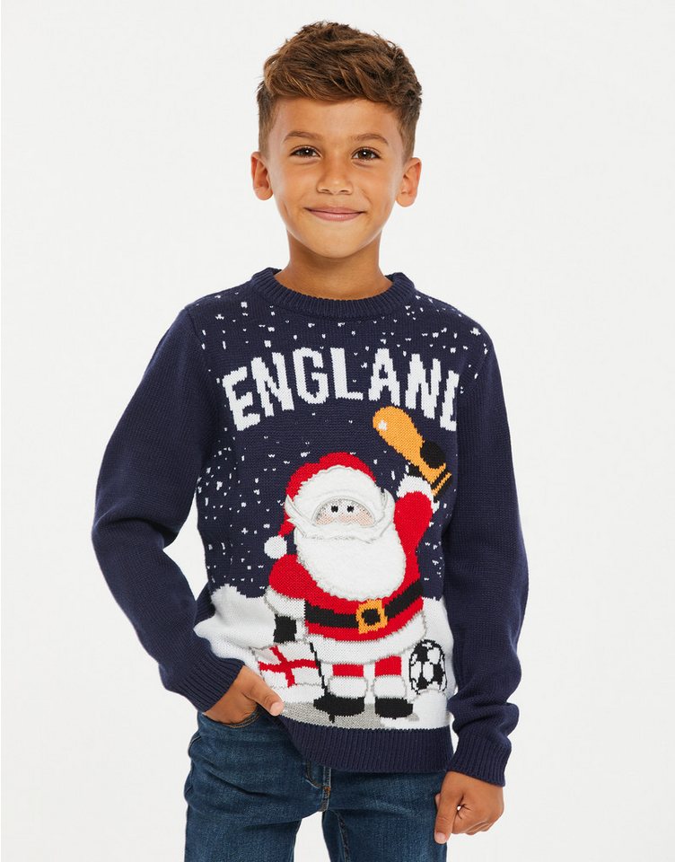Threadboys Rundhalspullover THB Xmas Jumper Engla mit tollem Weihnachts-Design von Threadboys