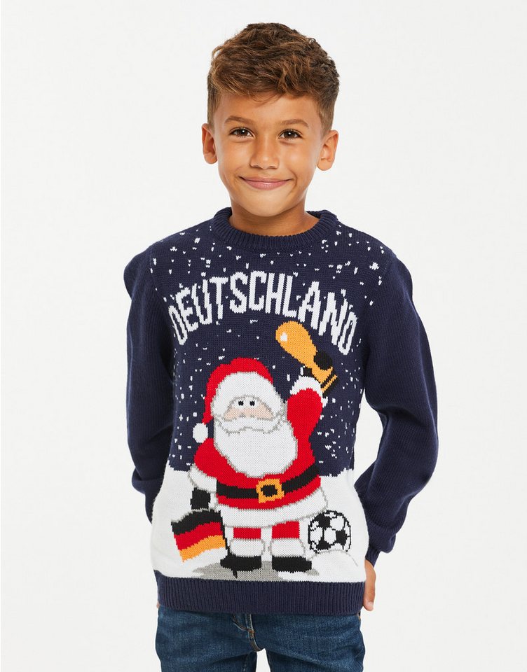 Threadboys Rundhalspullover THB Xmas Jumper Germany (1-tlg) mit tollem Deutschland-Print von Threadboys