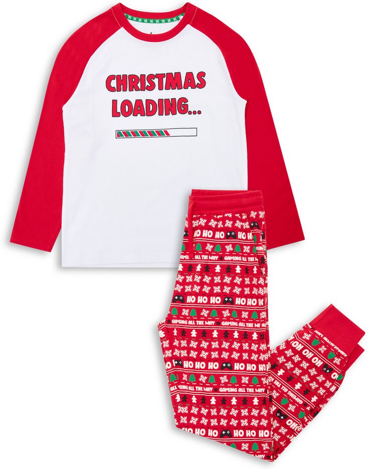 Threadboys Schlafanzug Bauble (1 tlg) im Weihnachts-Design von Threadboys