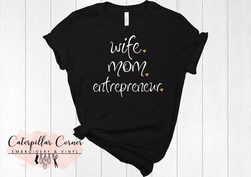 Frau Mom Unternehmer Shirt, Mama Chef, Geschenk von ThreadedWingCo