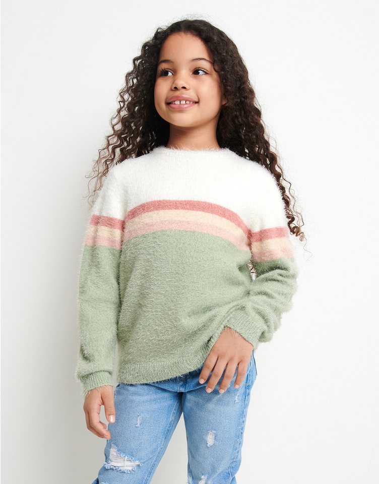 Threadgirls Rundhalspullover TBGLucky (1-tlg) im Streifen-Design von Threadgirls
