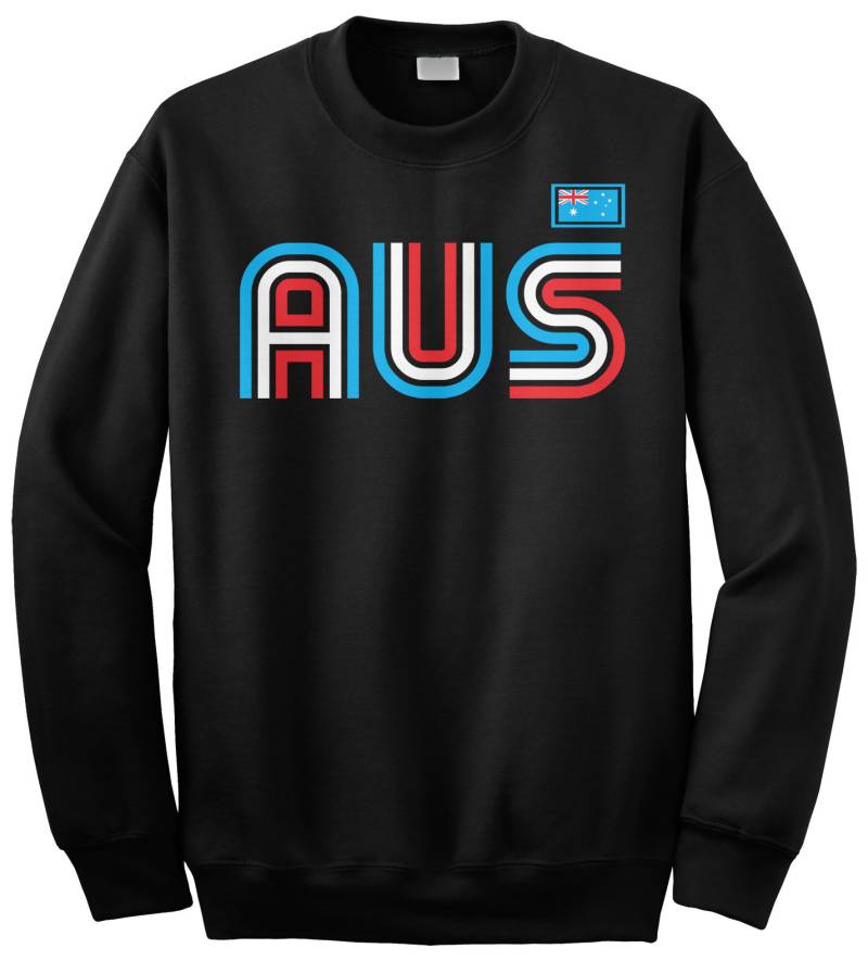 Australien, Sportliche Retro-Serie Unisex Erwachsene Rundhals Sweatshirt Oder Pullover Hoodie von Threadrock