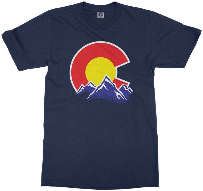 Colorado Mountain Kinder Jugend Kurzarm T-Shirt Colorado Mountain Kinder Jugend Kurzarm T-Shirt von Threadrock