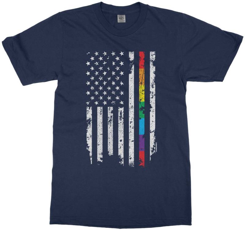 Gay-Pride Regenbogen Flagge Unisex Kinder Jugend T-Shirt Gay-Pride Regenbogen Flagge Unisex Kinder Jugend T-Shirt von Threadrock