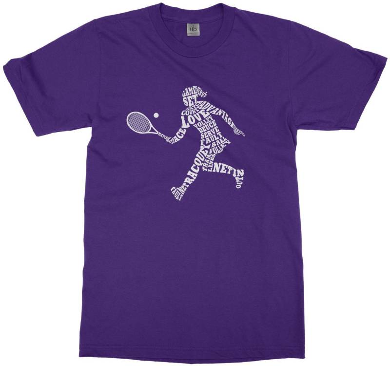 Girls " Tennis Player Typography-Kids Jugend Long Und Short Sleeve T-Shirt von Threadrock
