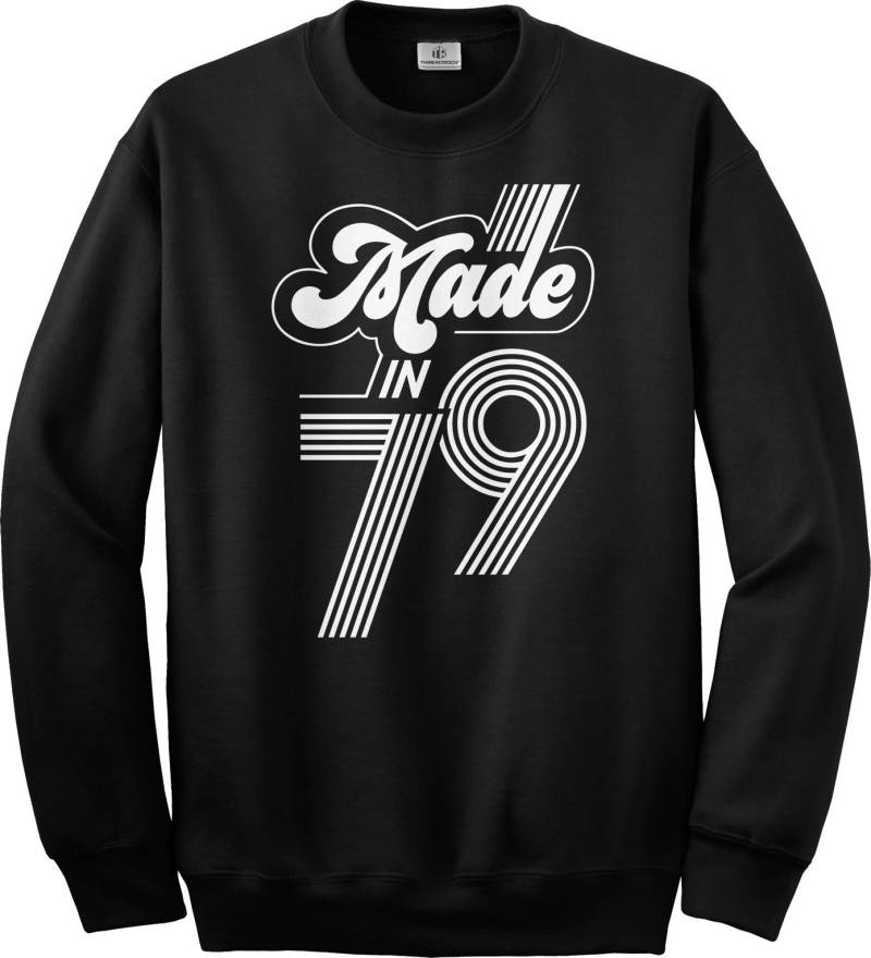 Im Jahr 1979 | Weiß - Unisex Erwachsene Rundhals Sweatshirt Oder Pullover Hoodie Gemacht von Threadrock