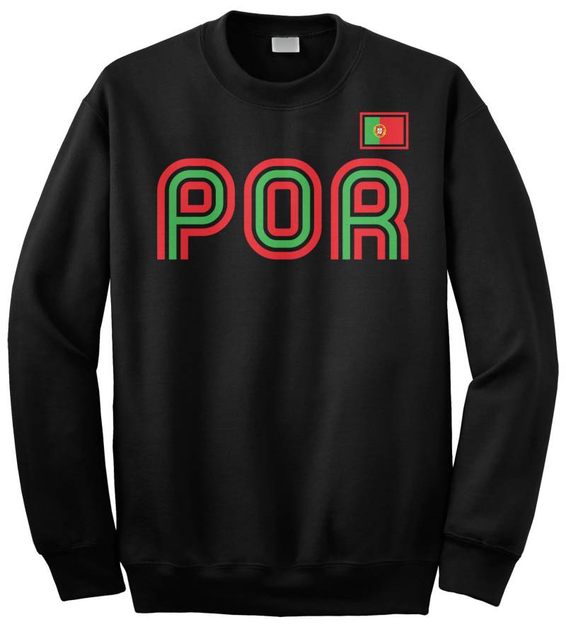 Portugal Sportliche Retro-Serie Unisex Erwachsene Rundhals Sweatshirt Oder Pullover Hoodie von Threadrock
