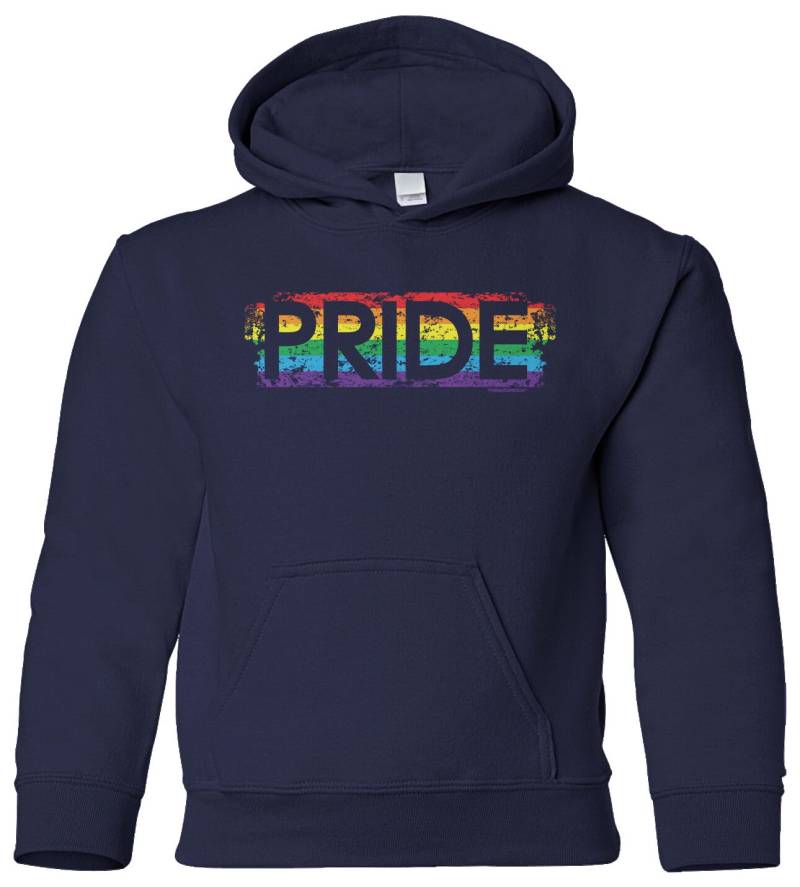 Regenbogen Homosexuell Pride Unisex Jugend Pullover Hoodie Sweatshirt von Threadrock