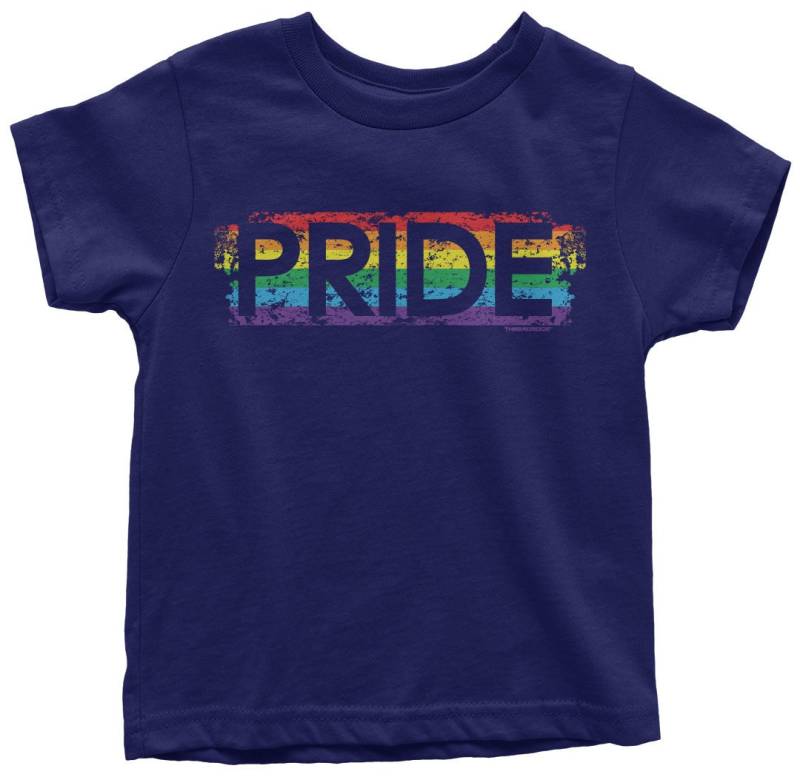 Regenbogen Homosexuell Pride Unisex Kinder Kleinkind T-Shirt von Threadrock