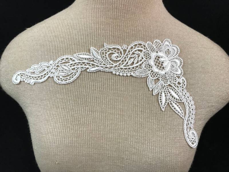 Elfenbein Applique, Braut Applikationen, Supply, Hochzeits Hochzeitskleid Spitze, Weiß Applikation, Floralen Braut-Patch Elfenbein Applique, Braut Applikationen, Supply, Hochzeits Hochzeitskleid Spitze, Weiß Applikation, Floralen Braut-Patch von Threads2Trends