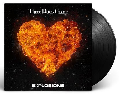 Three Days Grace Explosions LP schwarz von Three Days Grace