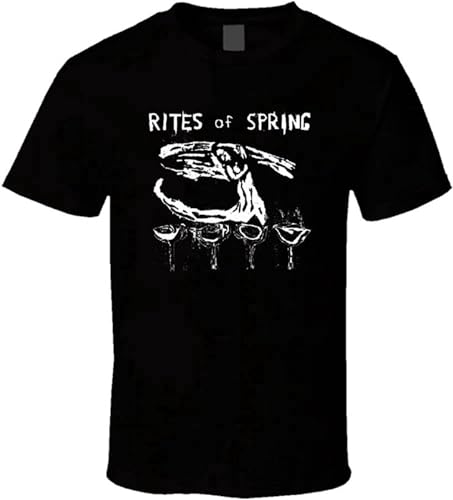 Rites of Spring Post Hardcore Band Retro T-Shirt Men's Black XXL Rites of Spring Post Hardcore Band Retro T-Shirt Men's Black XXL von Three Feather